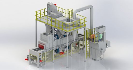 網(wǎng)帶式拋丸機(jī)